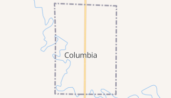 Columbia, South Dakota map