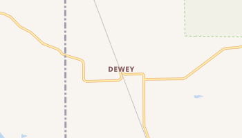 Dewey, South Dakota map