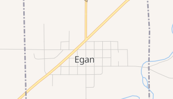 Egan, South Dakota map