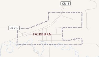 Fairburn, South Dakota map