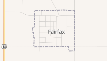 Fairfax, South Dakota map