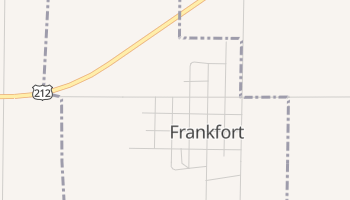 Frankfort, South Dakota map