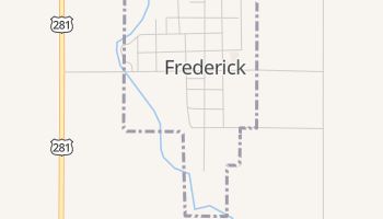 Frederick, South Dakota map