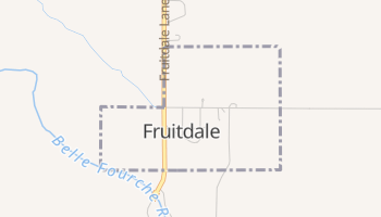 Fruitdale, South Dakota map
