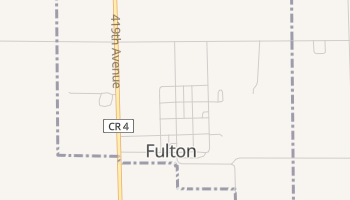 Fulton, South Dakota map