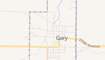 Gary, South Dakota map