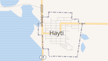 Hayti, South Dakota map