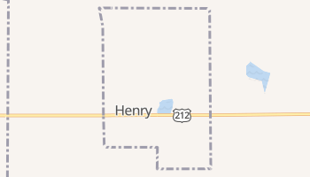 Henry, South Dakota map