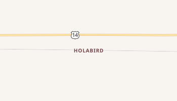 Holabird, South Dakota map