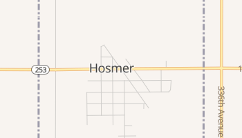 Hosmer, South Dakota map
