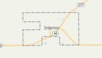 Interior, South Dakota map