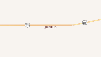 Junius, South Dakota map