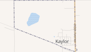 Kaylor, South Dakota map