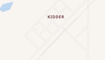Kidder, South Dakota map