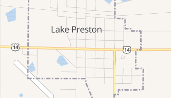 Lake Preston, South Dakota map