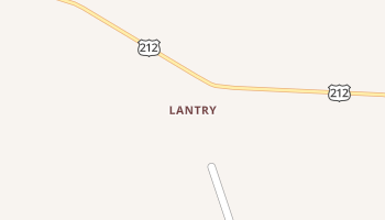 Lantry, South Dakota map