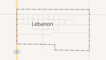 Lebanon, South Dakota map
