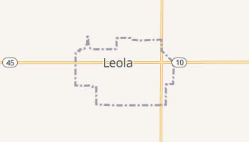 Leola, South Dakota map