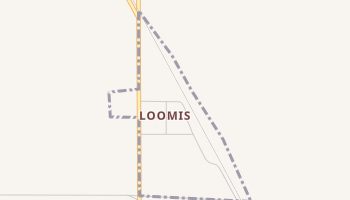 Loomis, South Dakota map