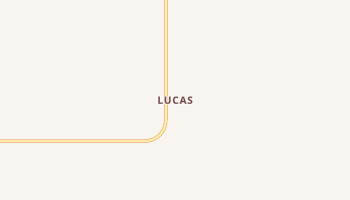 Lucas, South Dakota map
