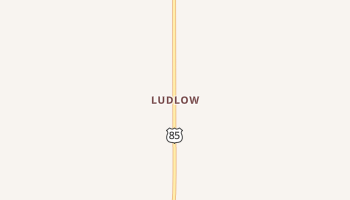 Ludlow, South Dakota map
