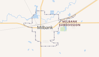 Milbank, South Dakota map