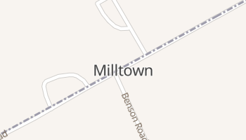 Milltown, South Dakota map