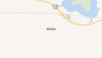 Mina, South Dakota map