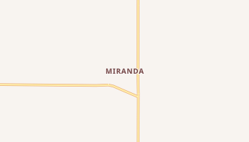 Miranda, South Dakota map