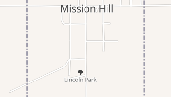 Mission Hill, South Dakota map