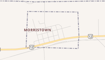 Morristown, South Dakota map