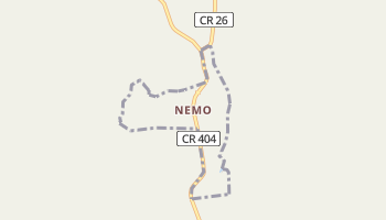 Nemo, South Dakota map