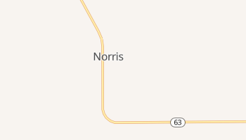 Norris, South Dakota map