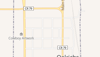 Oelrichs, South Dakota map