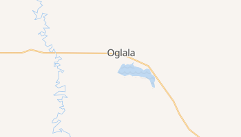 Oglala, South Dakota map