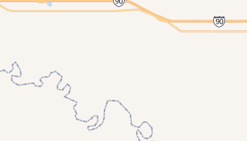Okaton, South Dakota map