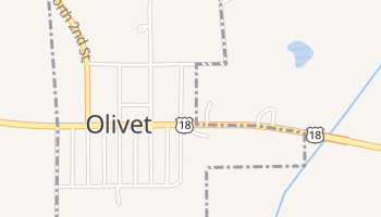 Olivet, South Dakota map