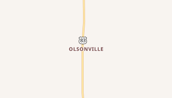 Olsonville, South Dakota map