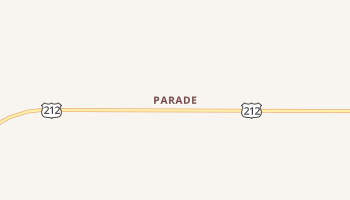 Parade, South Dakota map