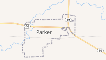 Parker, South Dakota map