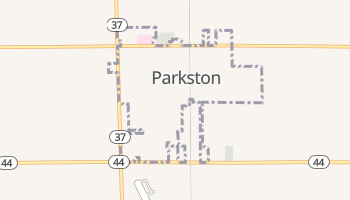 Parkston, South Dakota map