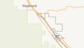 Piedmont, South Dakota map