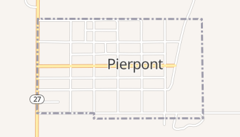Pierpont, South Dakota map