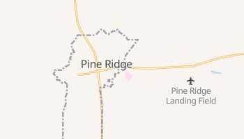 Pine Ridge, South Dakota map