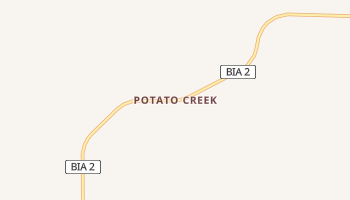 Potato Creek, South Dakota map
