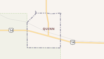 Quinn, South Dakota map