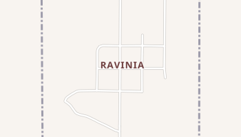 Ravinia, South Dakota map