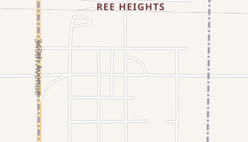 Ree Heights, South Dakota map