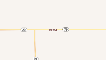 Reva, South Dakota map