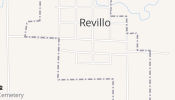 Revillo, South Dakota map